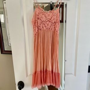 Free People sheer flowy dress